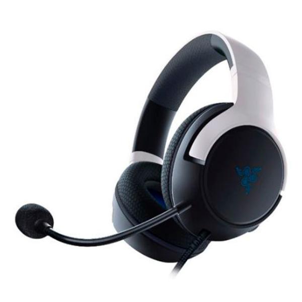 HEADSET GAMING RAZER KAIRA X AL&Aacute;MBRICO 3.5MM PARA PLAYSTATION 5 RZ04-03970700-R3U1 NEGRO / BLANCO