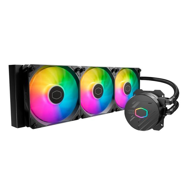 ENFRIAMIENTO LIQUIDO RGB COOLER MASTER MASTERLIQUID 360L CORE ARGB AIO 360MM MLW-D36M-A18PZ-R1 NEGRO