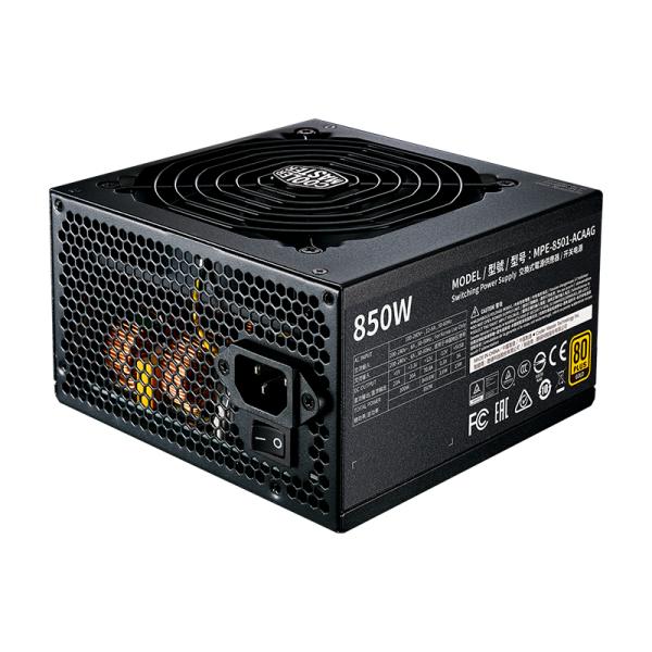 FUENTE DE PODER COOLER MASTER MWE GOLD 850 V2 850W 80 PLUS FULL MODULAR ATX MPE-8501-AFAAG-U2 NEGRO