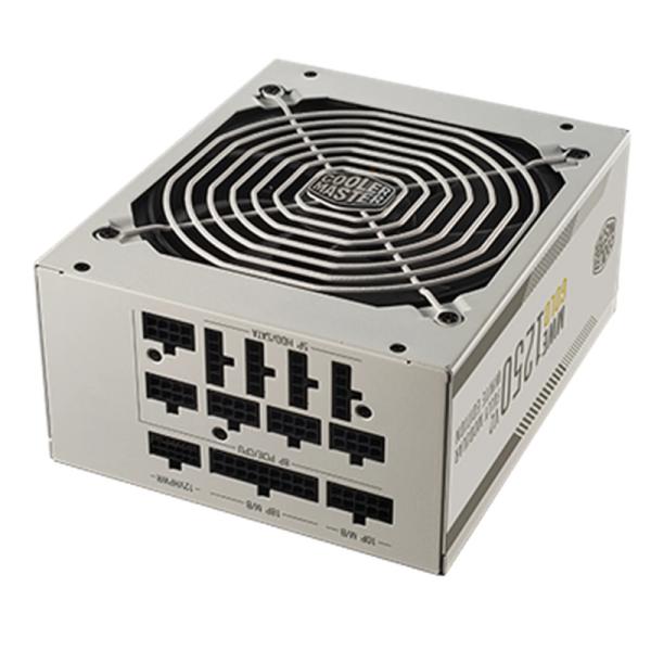 FUENTE DE PODER COOLER MASTER MWE GOLD 1250 V2 ATX 3.0 WHITE EDITION 1250W 80 PLUS GOLD FULL MODULAR ATX MPE-C501-AFCAG-3GWO BLANCO