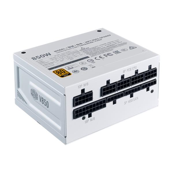 FUENTE DE PODER COOLER MASTER V850 SFX GOLD WHITE EDITION 850W FULL MODULAR SFX MPY-8501-SFHAGV-WW BLANCO