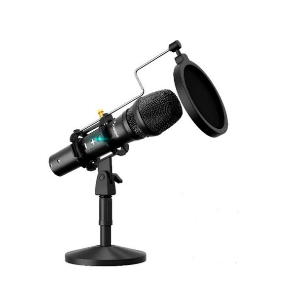 MICRÓFONO GAMING MAONO HD300T USB / XLR DINÁMICO PARA TRANSMISIÓN AU-HD300T NEGRO