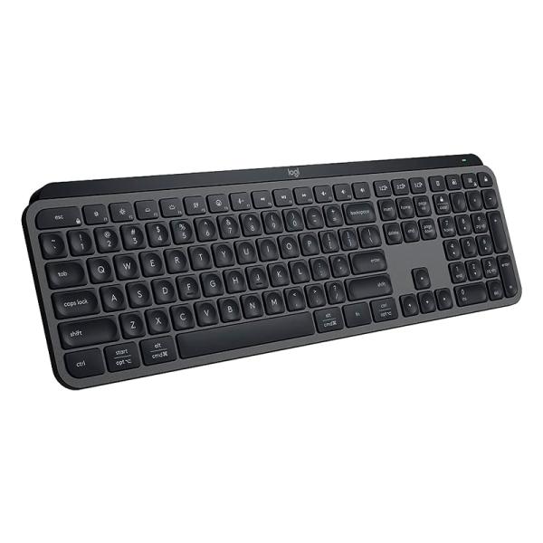 TECLADO LOGITECH MX KEYS S MEMBRANA INALÁMBRICO BLUETOOTH INGLÉS 920-011558 NEGRO