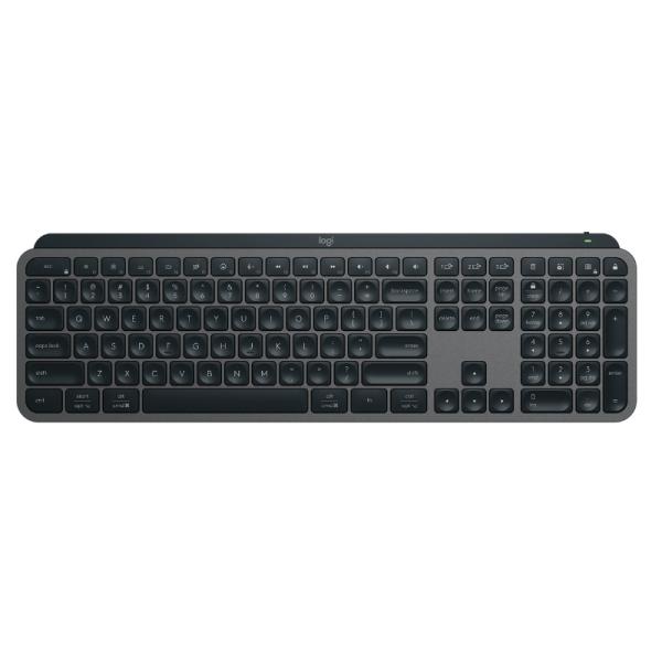 TECLADO LOGITECH MX KEYS S MEMBRANA INALÁMBRICO BLUETOOTH INGLÉS 920-011558 NEGRO