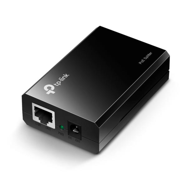 SPLITTER TP LINK TL-POE10R(UN) 1 ENTRADA / 1 SALIDA RJ45 10/100/1000 MBPS NEGRO