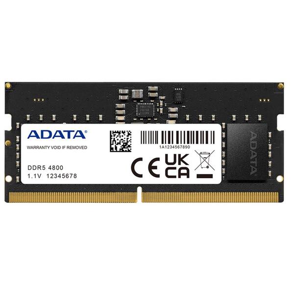 MEMORIA RAM PARA LAPTOP 32GB ADATA AD5S480032G-S DDR5 4800MHZ CL40 1.1V NEGRO