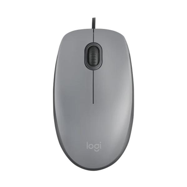 MOUSE LOGITECH M110 SILENT ALÁMBRICO USB-A 1000 DPI 910-006757 GRIS
