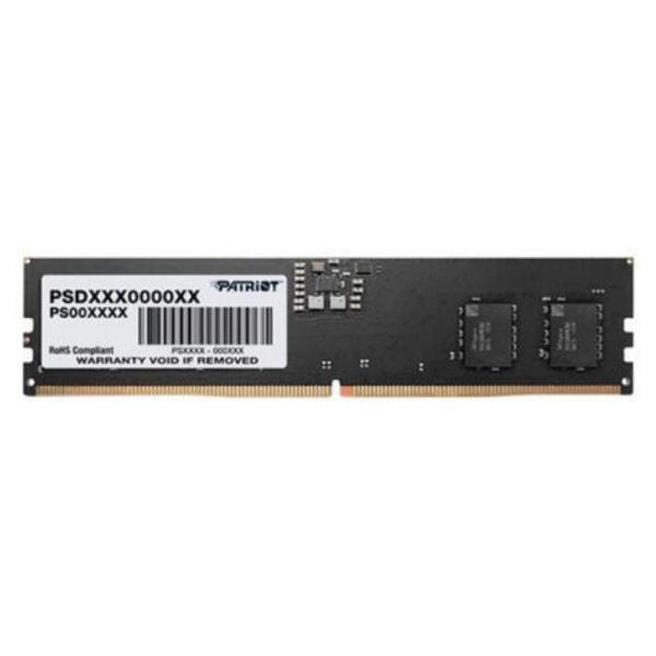 MEMORIA RAM PC 16GB PATRIOT PSD516G480081 SL DDR5 4800 MHZ CL40 1.1 V SIGNATURE. ON DIE ECC. PNP DIMM 288 PINES NEGRO
