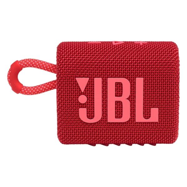 PARLANTE JBL GO 3 4W BLUETOOTH A PRUEBA DE AGUA JBLGO3REDAM ROJO