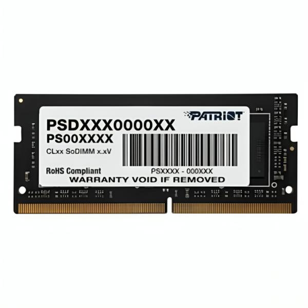 MEMORIA RAM PARA LAPTOP 32GB PATRIOT PSD532G56002S SL DDR5 5600MHZ CL46 1.1V NEGRO
