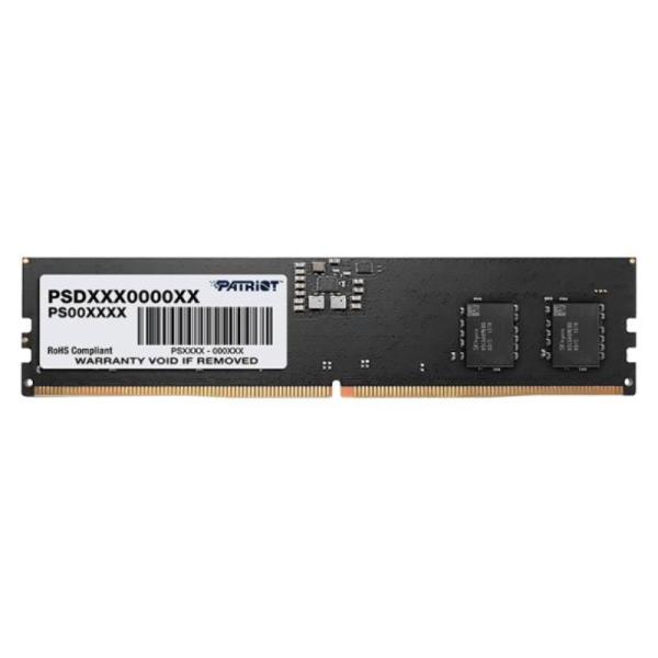 MEMORIA RAM PC 32GB PATRIOT SIGNATURE LINE PSD532G56002 DDR5 5600 MHZ CL46 1.1 V SIN DISIPADOR DIMM 288 PINES
