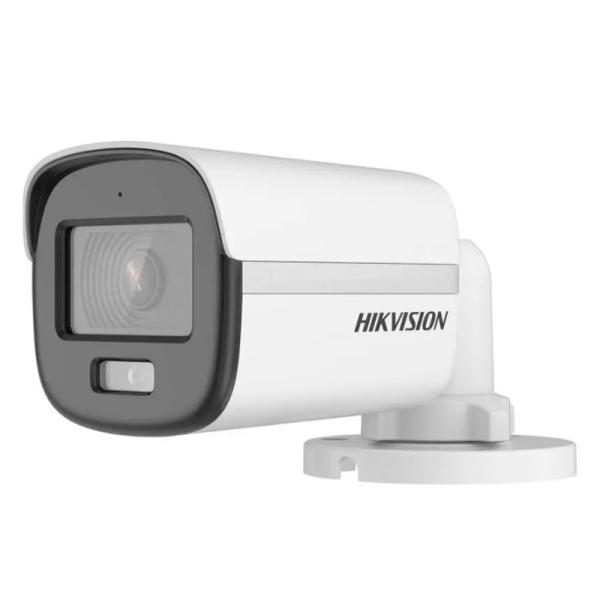 CÁMARA MINI BULLET HIKVISION DS-2CE10DF0T-PFS 2 MP LENTE FIJO ALCANCE DE LUZ BLANCA HASTA 20 M 327800162 BLANCO