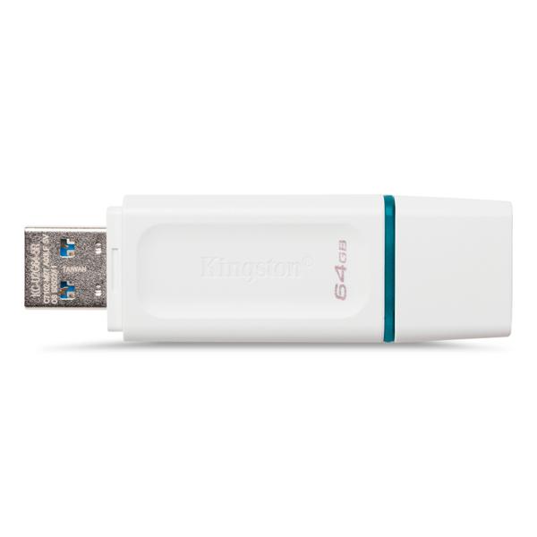 MEMORIA USB 64GB KINGSTON DATA TRAVELER EXODIA USB-A 3.2 GEN 1 KC-U2G64-5R BLANCO