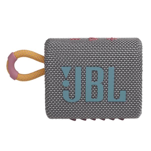 PARLANTE JBL GO 3 4W BLUETOOTH A PRUEBA DE AGUA JBLGO3GRYAM GRIS