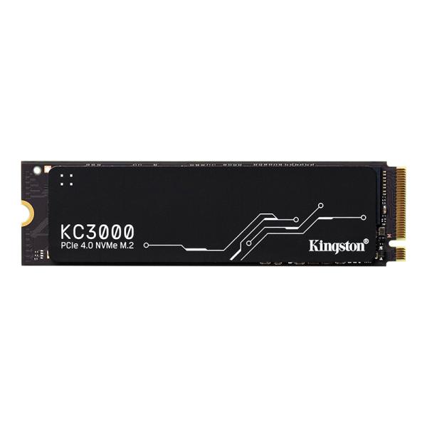 HD INTERNO SOLIDO 512GB KINGSTON KC3000 M.2 2280 PCIE 4.0 NVME 7000MB/S / 3900MB/S SKC3000S/512G NEGRO