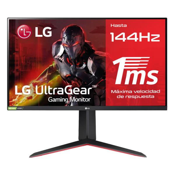 MONITOR 27'' LG 27GN65R-B FHD 1920x1080 144Hz DP HDMI PLANO SLIM 195174010860