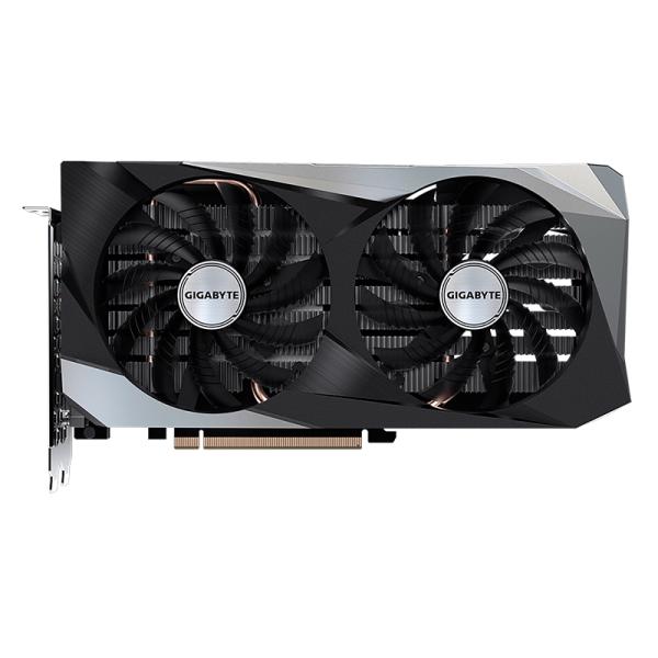 TARJETA DE VIDEO GIGABYTE GEFORCE RTX 3050 WINDFORCE OC 8G GDDR6 1792 MHZ GV-N3050WF2OC-8GD NEGRO / PLATEADO