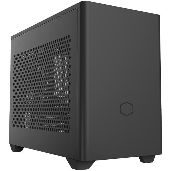 CASE RGB COOLER MASTER MASTERBOX NR200 MINI TOWER VENTILADORES 1 DE 120MM Y 1 DE 92MM CON MALLA LATERAL MCB-NR200-KNNN-S00 NEGRO