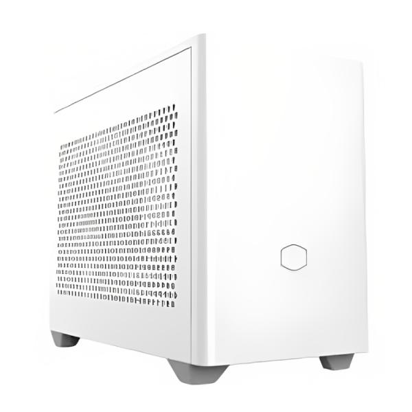 CASE RGB COOLER MASTER MASTERBOX NR200 MINI TOWER VENTILADORES 1 DE 120MM Y 1 DE 92MM CON MALLA LATERAL MCB-NR200-WNNN-S00 BLANCO