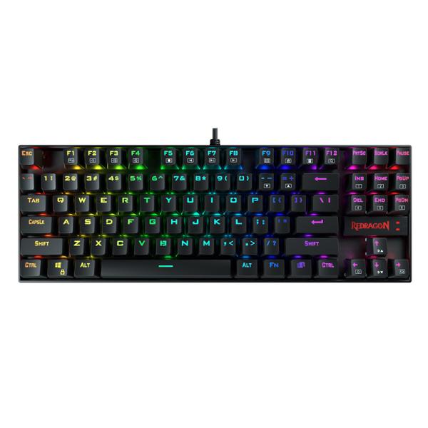 TECLADO GAMING RGB REDRAGON KUMARA K552 TKL MEC&Aacute;NICO AL&Aacute;MBRICO USB ESPA&Ntilde;OL BLANCO