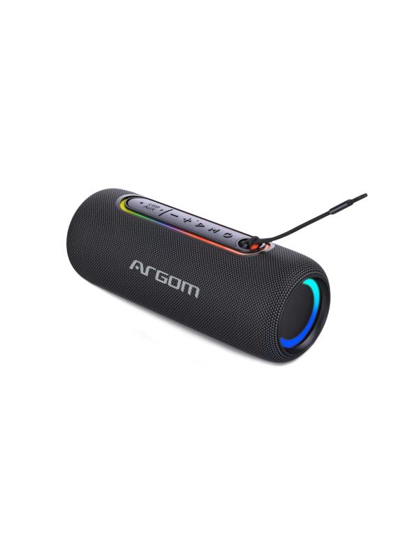 PARLANTE RGB ARGOM RADYON X30 BLUETOOTH A PRUEBA DE AGUA ARG-SP-3121BK NEGRO