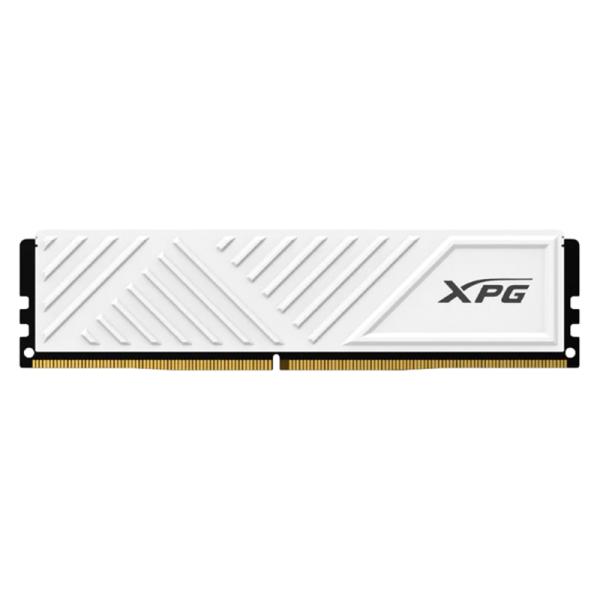 MEMORIA RAM PC 16GB XPG AX4U320016G16A SWHD35G DDR4 3200 MHZ CL16 1.35 V GAMMIX D35 WHITE, DISIPADOR BAJO PERFIL, XMP 2.0 DIMM 288 PINES