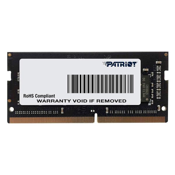 MEMORIA RAM PARA LAPTOP 8GB PATRIOT PSD48G266681S SL DDR4 2666MHZ CL19 1.2V NEGRO