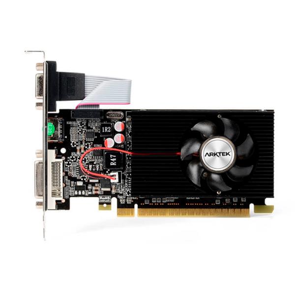 TARJETA DE VIDEO ARKTEK GEFORCE GT710 2GB 64 BITS DDR3 954 MHZ AKN710D3S2GL1 NEGRO