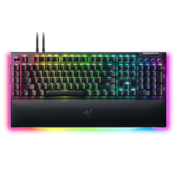 TECLADO GAMING RGB RAZER BLACKWIDOW V4 MEC&Aacute;NICO AL&Aacute;MBRICO USB INGL&Eacute;S SWITCH VERDE RZ03-04690200-R3U1 NEGRO