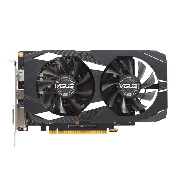 TARJETA DE VIDEO ASUS DUAL GEFORCE  GTX 1650 V2 OC 4 GB GDDR6 1650 MHZ DUAL-GTX1650-O4GD6-P-V2 NEGRO