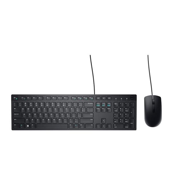 TECLADO Y MOUSE DELL KM300C AL&Aacute;MBRICO USB ESPA&Ntilde;OL 580-AKKW NEGRO