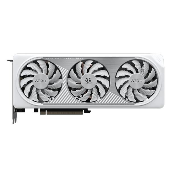 TARJETA DE VIDEO GIGABYTE GEFORCE RTX 4060 TI AERO OC 16G GDDR6 2595 MHZ GV-N406TAERO OC-16G BLANCO