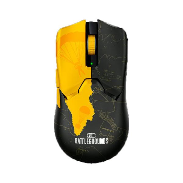 MOUSE GAMING RAZER VIPER V2 PRO EDICION PUBG INALÁMBRICO 2.4 GHZ 30000 DPI RZ01-04390600-R3M1 NEGRO / AMARILLO
