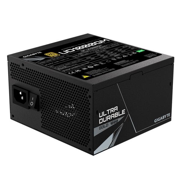 FUENTE DE PODER GIGABYTE GP-UD1000GM 1000W 80 PLUS GOLD FULL MODULAR ATX NEGRO