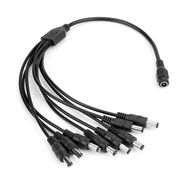 ADAPTADOR DC 12V 1 A 8 SALIDAS 5.5 2.1MM FXXDC1T8001C