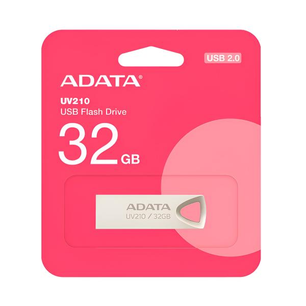 MEMORIA USB 32GB ADATA AUV210 USB-A 2.0 AUV210-32G-RGD PLATEADO