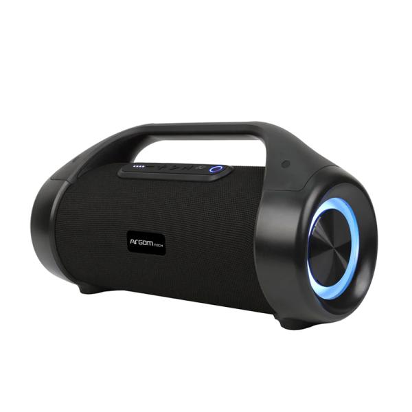 PARLANTE RGB ARGOM RADYON + BEATS BLUETOOTH A PRUEBA DE AGUA ARG-SP-3137BK NEGRO
