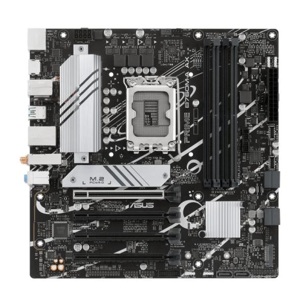 TARJETA MADRE ASUS PRIME B760M-A AX LGA1700 M-ATX DDR5 90MB1EI0-M1EAY0 NEGRO / BLANCO