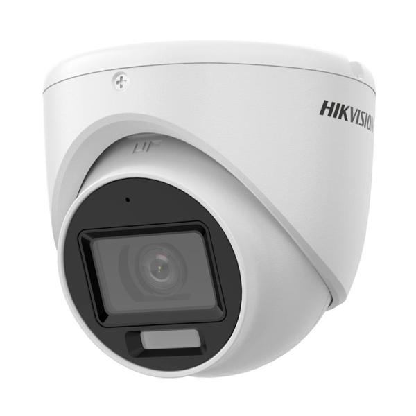 CÁMARA TURRET HIKVISION DS-2CE76D0T-LMFS(2.8MM)(O-STD) 2 MP SMART HYBRID LIGHT IR HASTA 30 M Y LUZ BLANCA HASTA 20 M 300615440 BLANCO