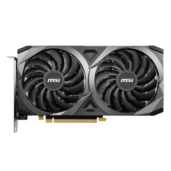 TARJETA DE VIDEO MSI GEFORCE RTX 3060 VENTUS 2X 12G OC GDDR6 1807 MHZ 912-V397-664 NEGRO