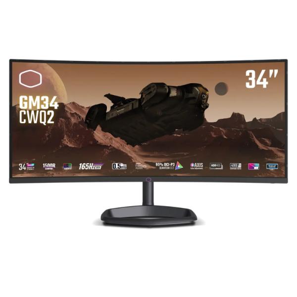 MONITOR 34" COOLER MASTER CMI-GM34-CWQ2-US  3440X1440 180HZ 1500RCURVO