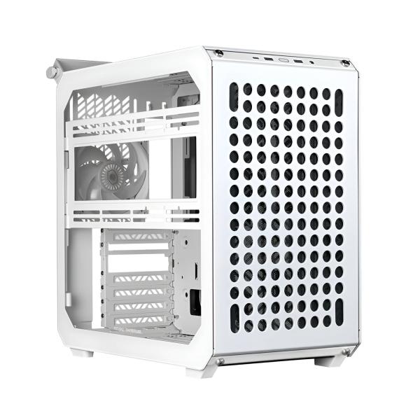CASE COOLER MASTER QUBE 500 FLATPACK EDITION MID TOWER VENTILADOR 1 DE 120MM CON VIDRIO Y MALLA LATERAL Q500-WGNN-S00 BLANCO