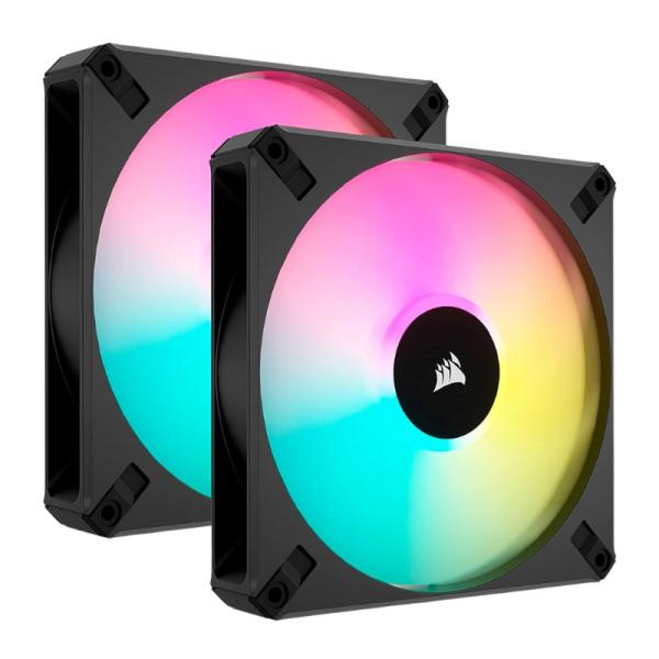 ABANICO  CORSAIR ICUE AF140 RGB ELITE 2X14CM CO-9050156-WW/RF NEGRO