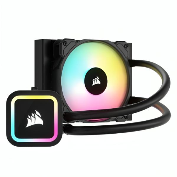ENFRIAMIENTO L&Iacute;QUIDO RGB CORSAIR ICUE H60X ELITE AIO 120MM CW-9060064-WW2/RF NEGRO