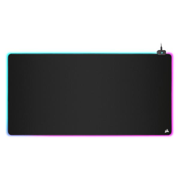 MOUSE PAD GAMING RGB CORSAIR MM700 EXTENDED 93X40CM TELA Y GOMA CH-9417080-WW NEGRO