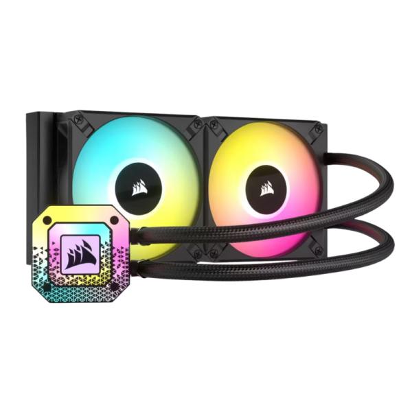 ENFRIAMIENTO LIQUIDO RGB CORSAIR ICUE H100I RGB ELITE CAPELLIX XT AIO 240MM CW-9060068-WW REFURBISHED NEGRO