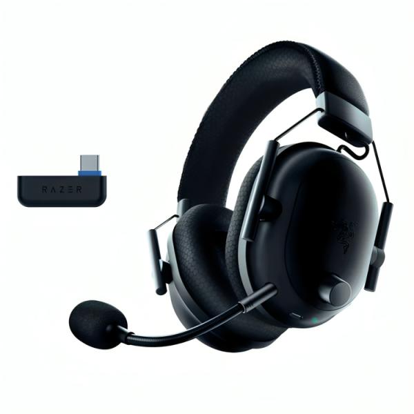 HEADSET GAMING RGB RAZER BLACKSHARK V2 PRO INALÁMBRICO 2.4 GHZ PARA PLAYSTATION RZ04-04530500-R3UA NEGRO