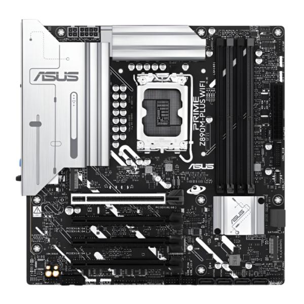 TARJETA MADRE ASUS PRIME Z890M-PLUS WIFI LGA1851 M-ATX DDR5 90MB1J80-M0EAY0 NEGRO / BLANCO