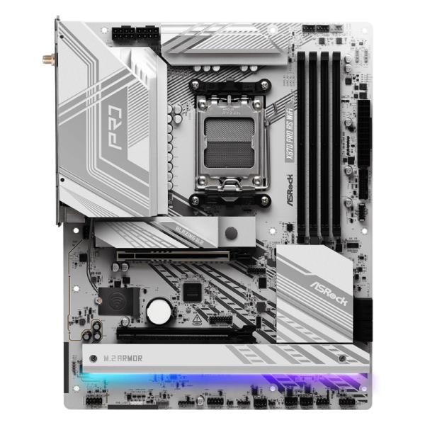 TARJETA MADRE ASROCK X870 PRO RS WIFI AM5 ATX DDR5 BLANCO