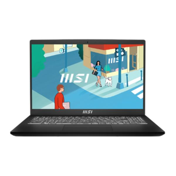 LAPTOP MSI MODERN 15 B7M-438CR ESPAÑOL 15.6 PULG RYZEN 5 7430U 16GB DDR4 512GB SSD WIN 11 HOME 9S7-15HK12-438 NEGRO
